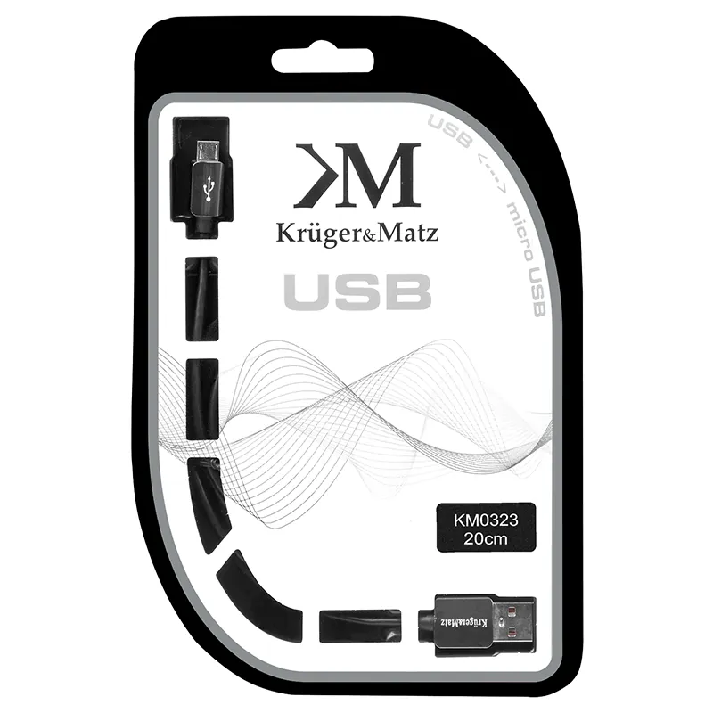 Cablu USB Tata-Micro USB Tata 0.2M Kruger Matz