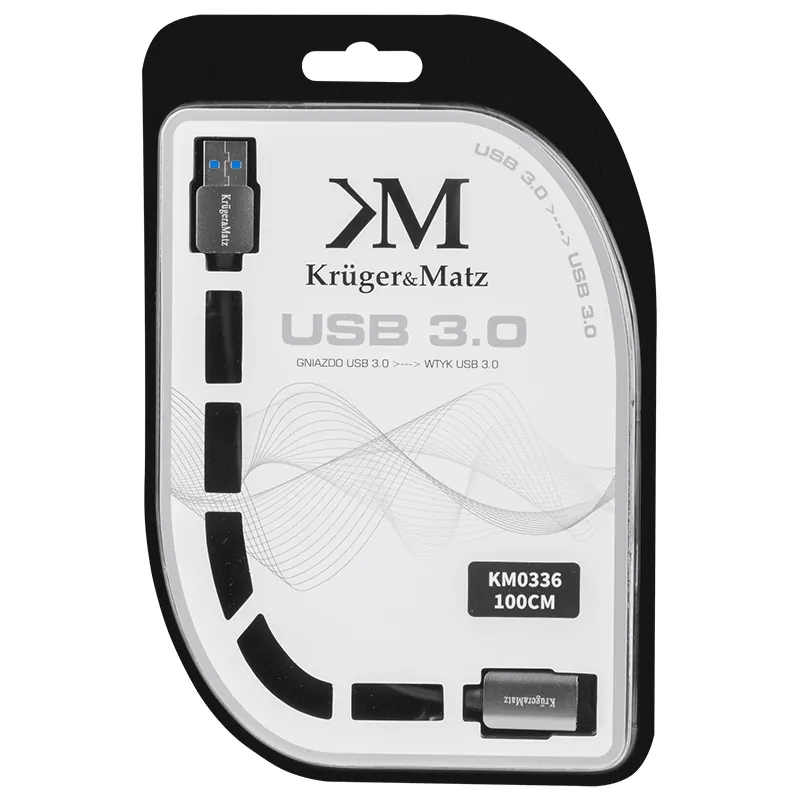 Cablu USB Prelungitor 1M Blister Kruger Matz
