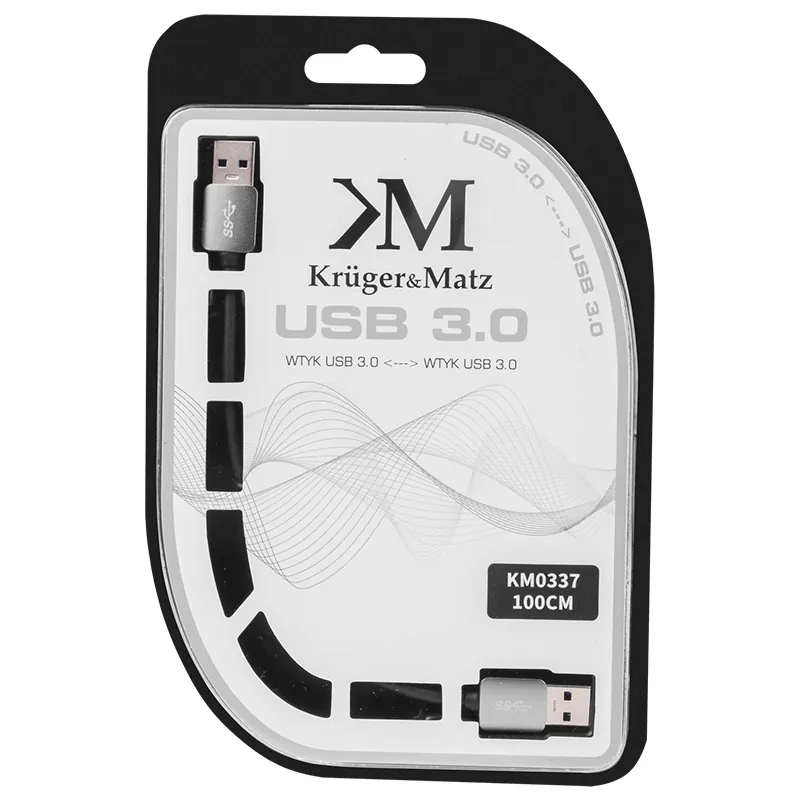 Cablu USB 3.0 Tata - Tata 1M Blister Kruger Matz