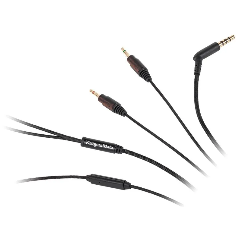 Cablu Casti Audio cu Microfon Jack - 2X Jack 1M K M