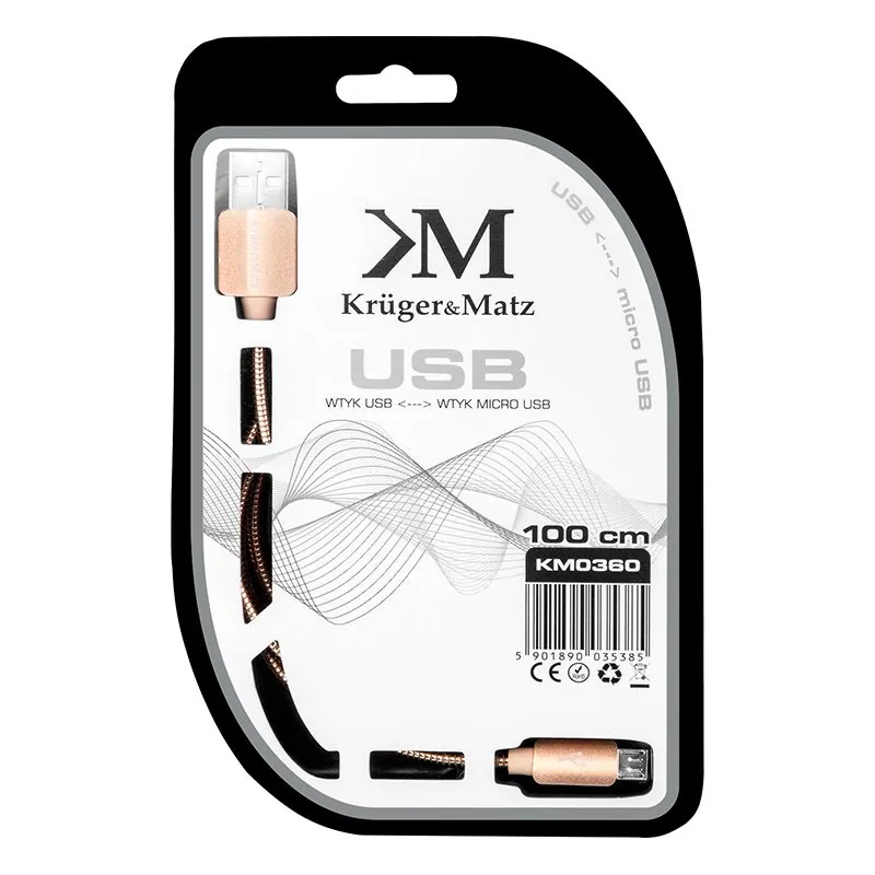 Cablu USB - Micro USB 1M Kruger Matz