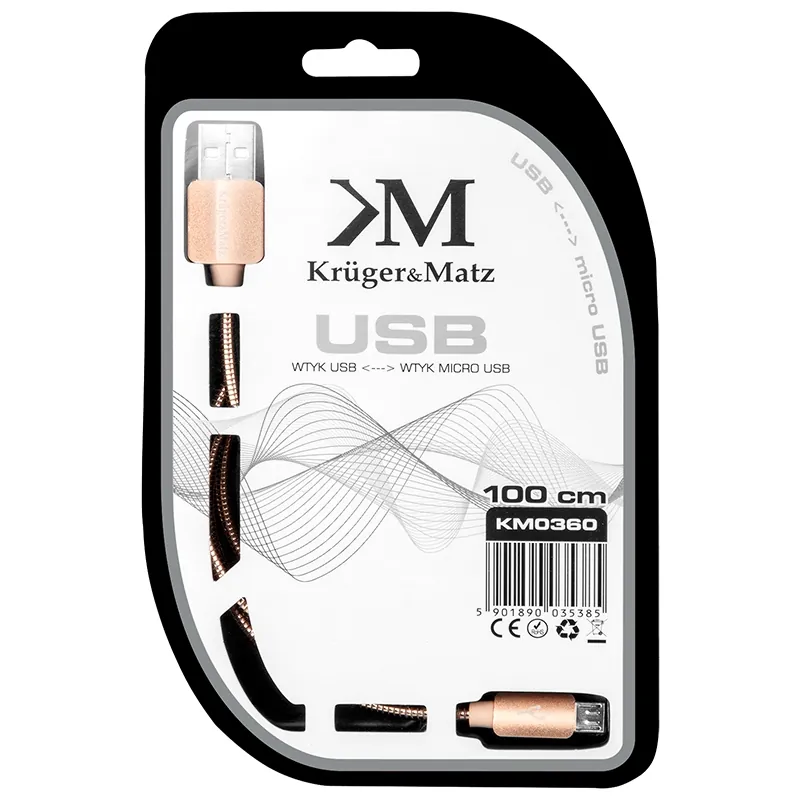 Cablu USB - Micro USB 1M Kruger Matz