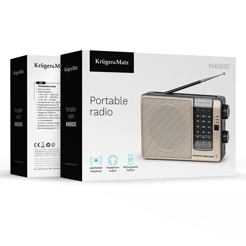 Radio Portabil Analog Kruger Matz