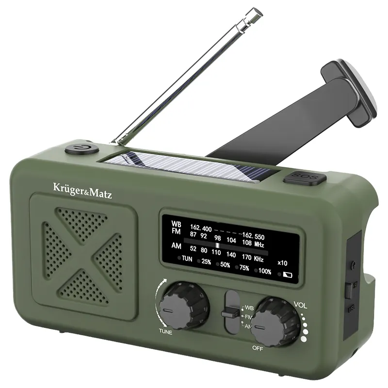 Radio Multifunctional Solar 2000MAH Kruger MA