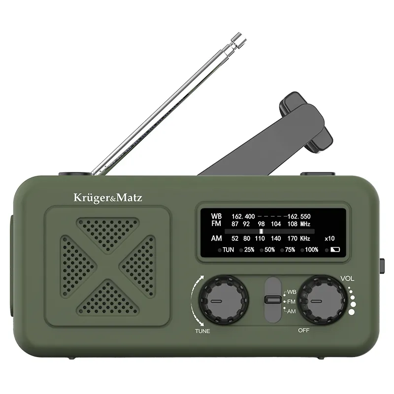 Radio Multifunctional Solar 2000MAH Kruger MA
