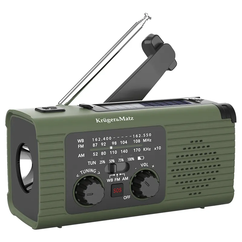 Radio Multifunctional Solar 5000MAH Kruger MA