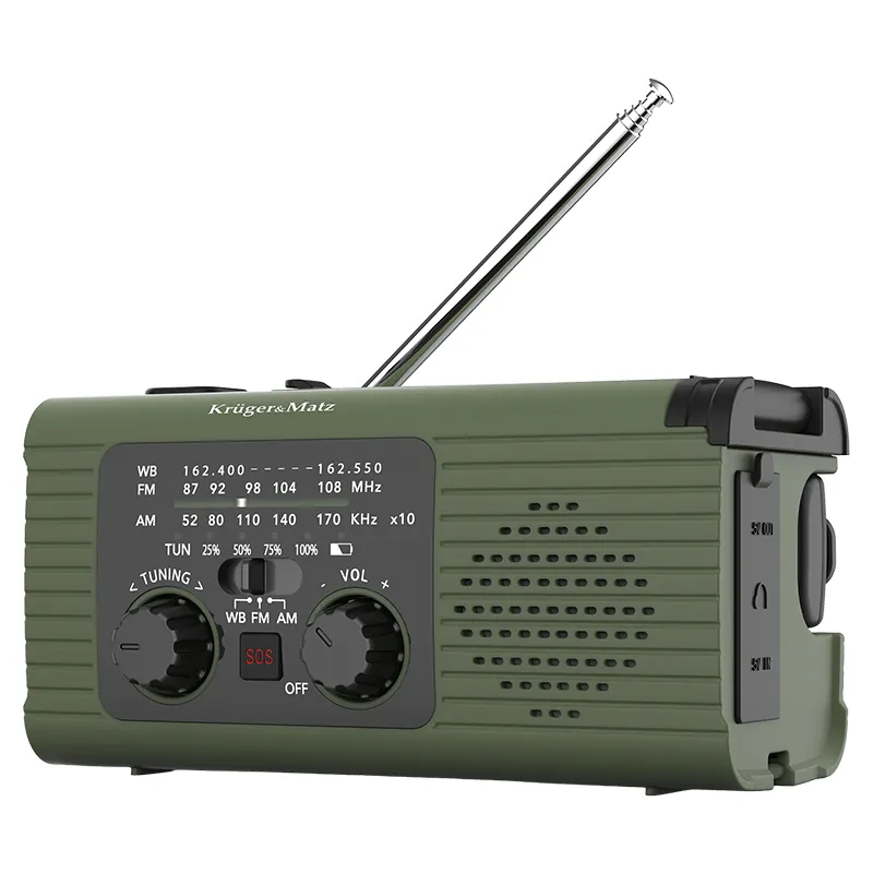 Radio Multifunctional Solar 5000MAH Kruger MA