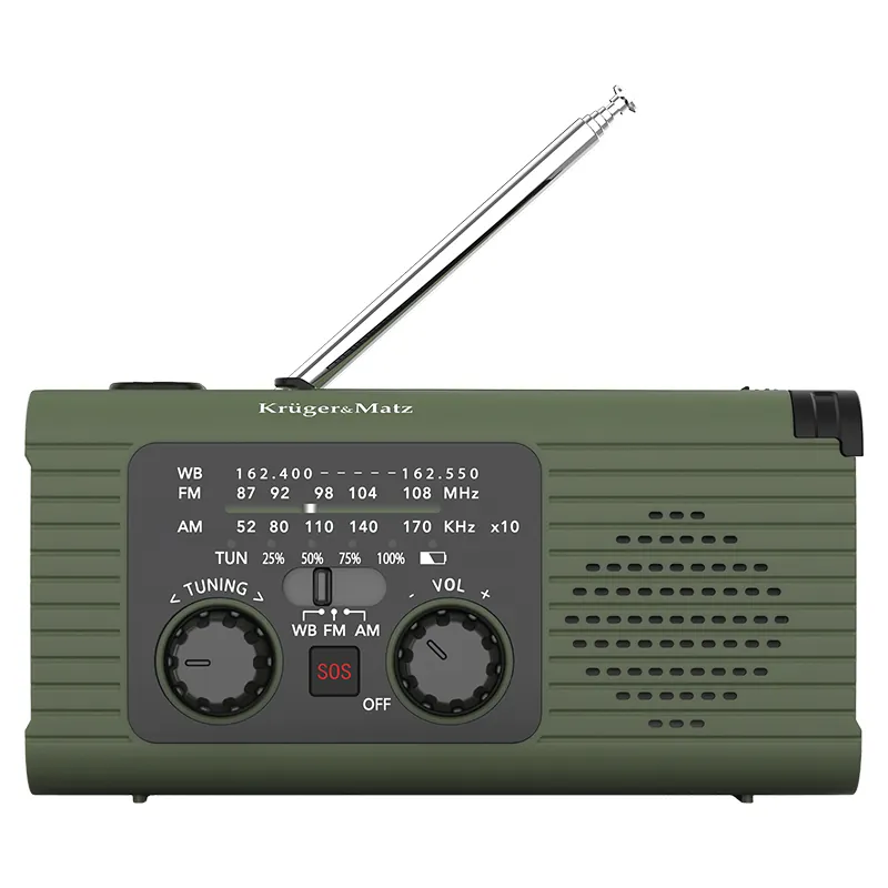 Radio Multifunctional Solar 5000MAH Kruger MA