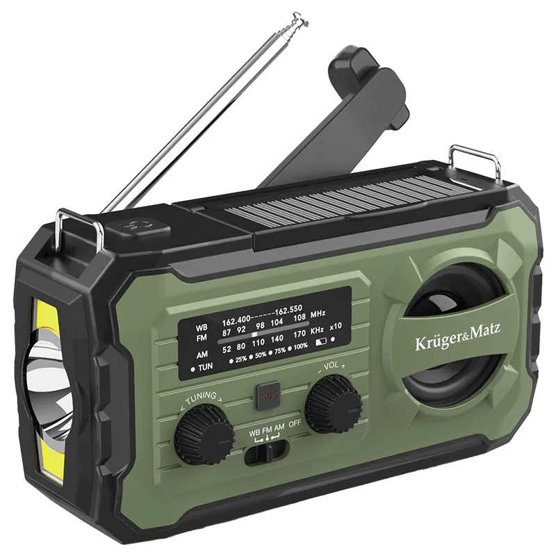 Radio Multifunctional Solar 10000MAH Kruger MA