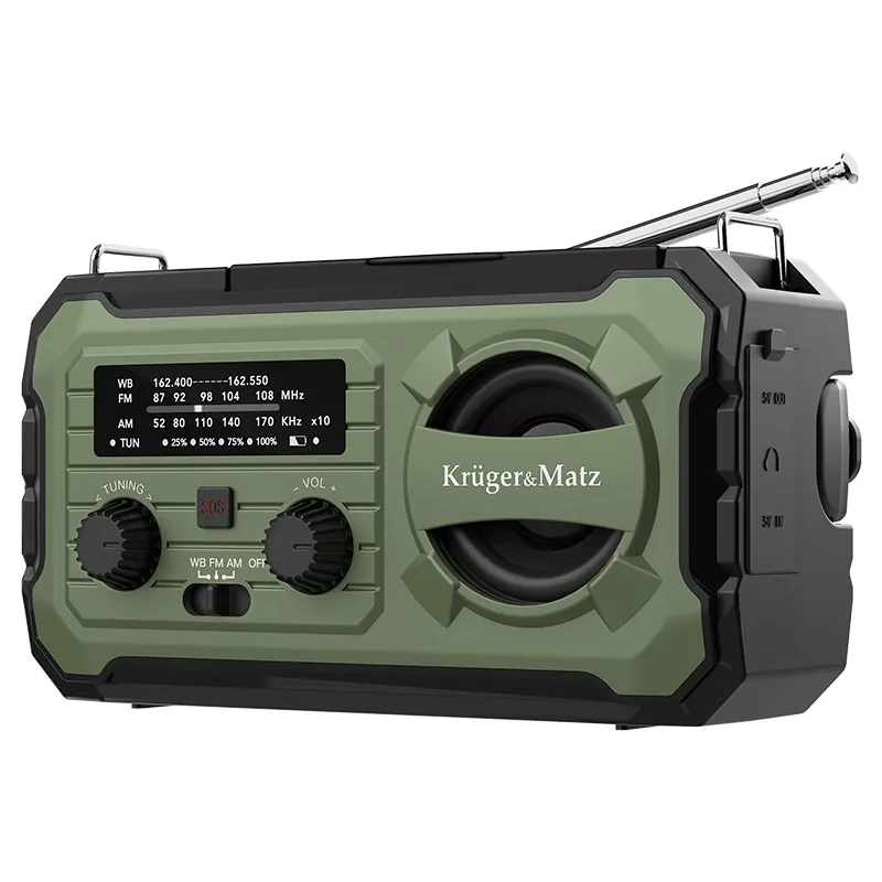 Radio Multifunctional Solar 10000MAH Kruger MA