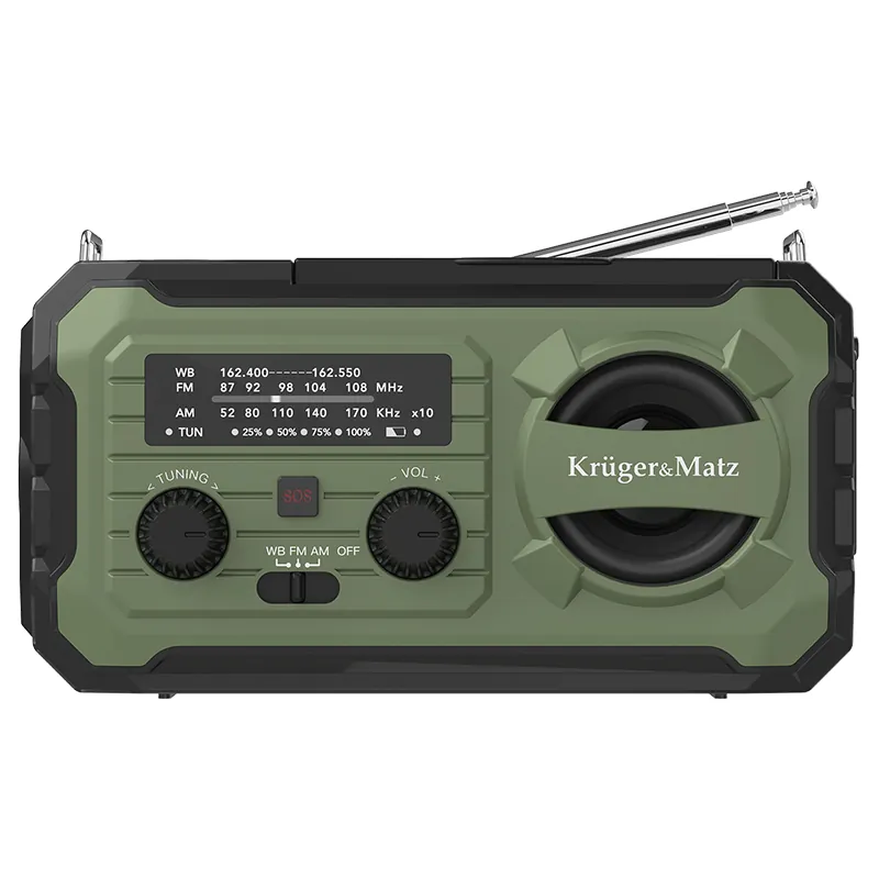 Radio Multifunctional Solar 10000MAH Kruger MA