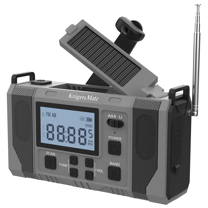 Radio Multifunctional Solar 10000MAH Kruger MA