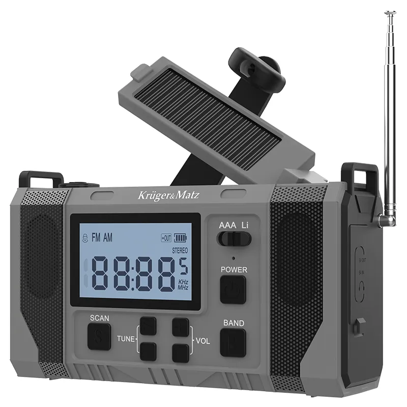 Radio Multifunctional Solar 10000MAH Kruger MA