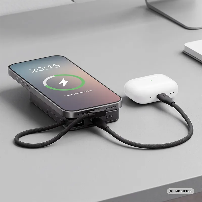 Power Bank 10000 MAH Li-Pol Qc Pd Certified Ccc Asia KM