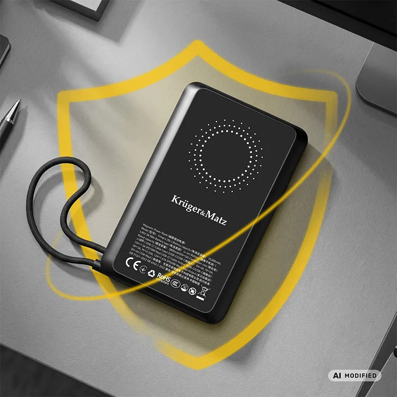 Power Bank 10000 MAH Li-Pol Qc Pd Certified Ccc Asia KM