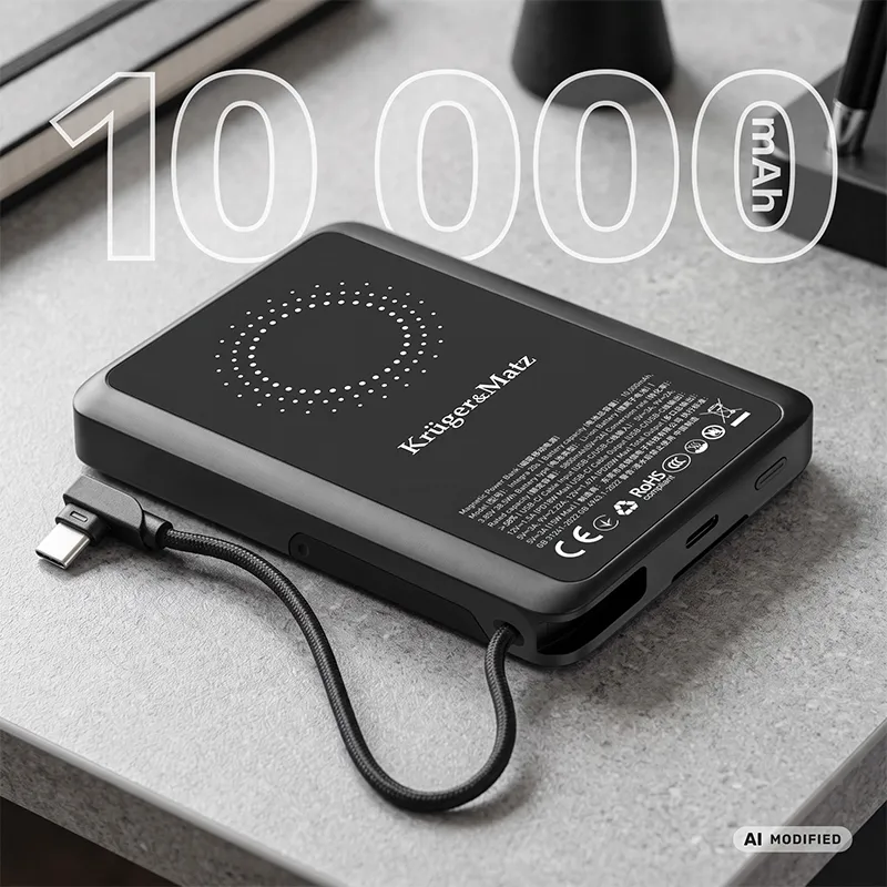 Power Bank 10000 MAH Li-Pol Qc Pd Certified Ccc Asia KM