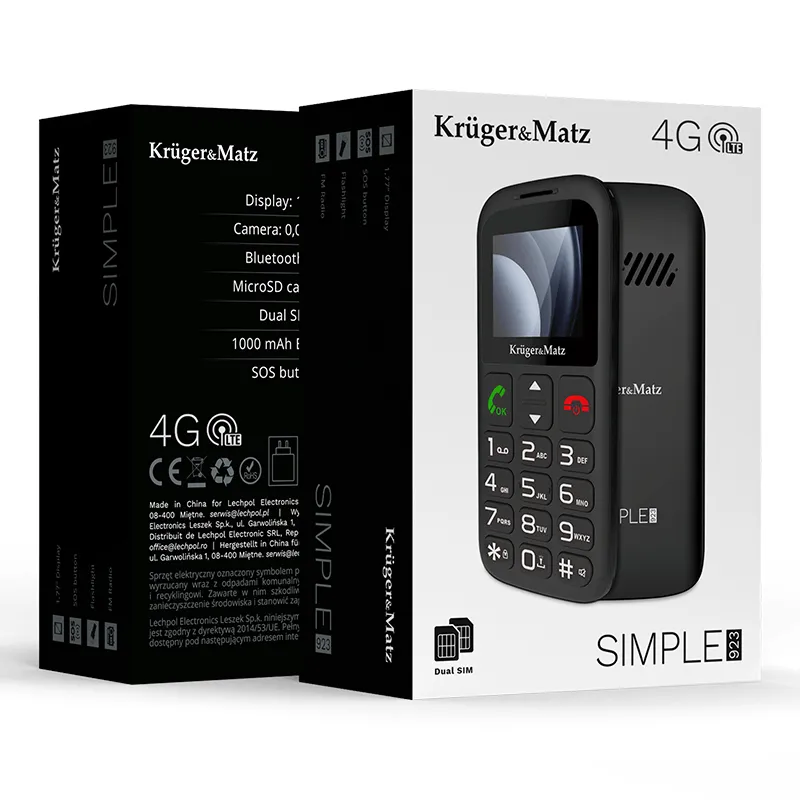 Telefon Gsm Seniori Buton Sos Kruger Matz