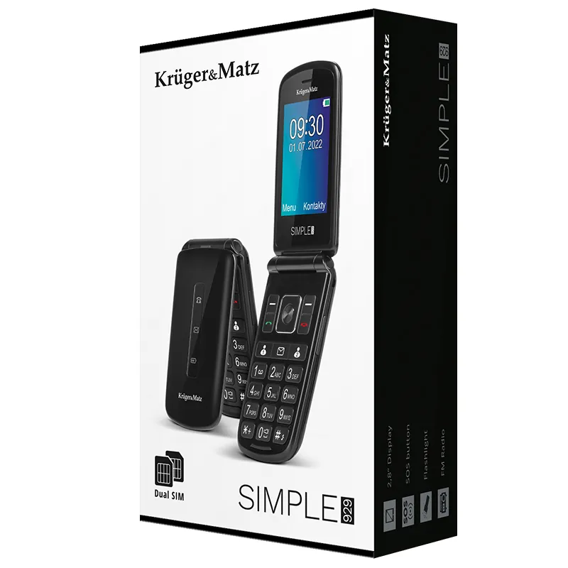 Telefon GSM Seniori 929 Buton SOS Kruger Matz