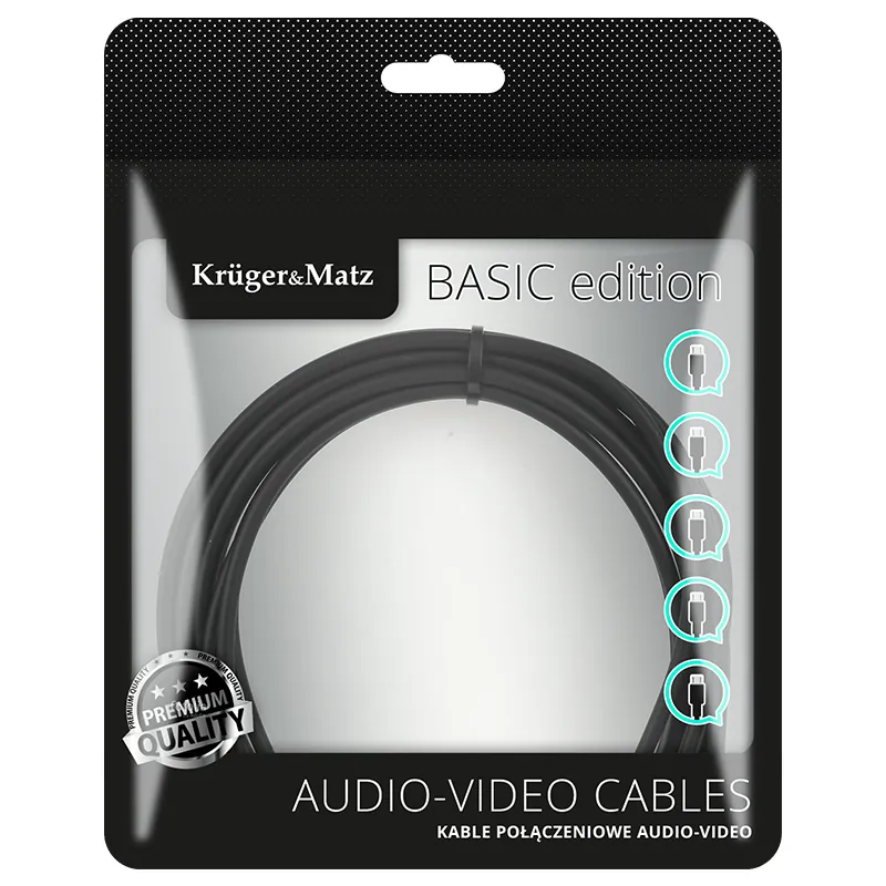 Cablu USB - Tip C 10 Gbps 15 W 0.5M Kruger Matz