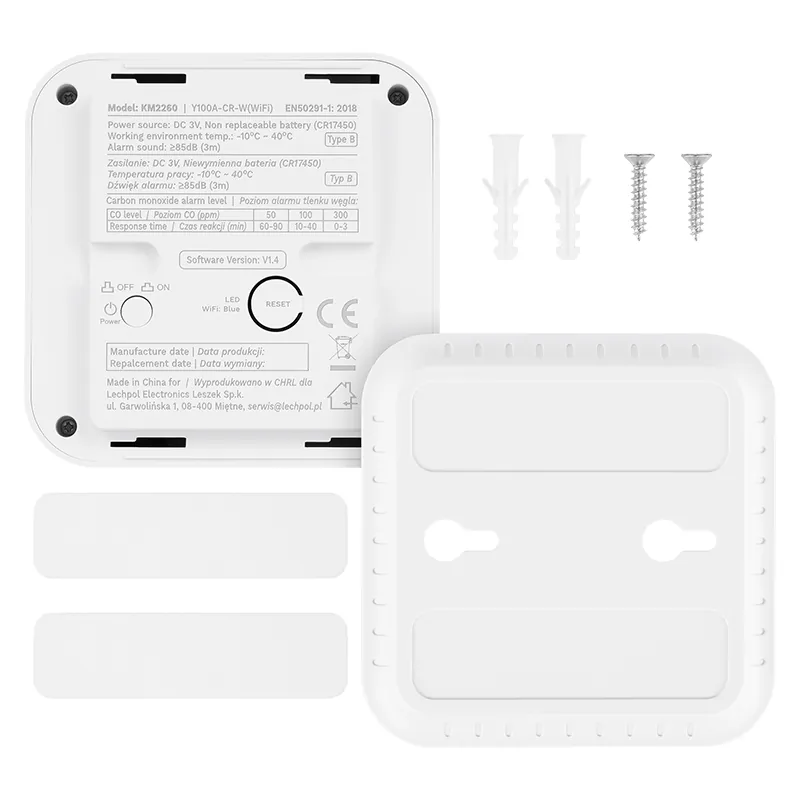 Senzor Monoxid de Carbon Connect S10 Tuya Kruger Matz