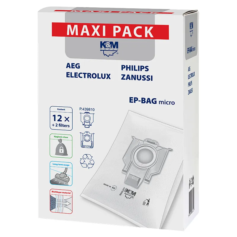 Filtru Aspirator 12+2 Maxi Pack K M