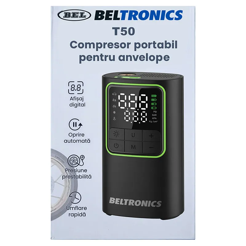 Compresor Portabil 4000MAH T50 Beltronics