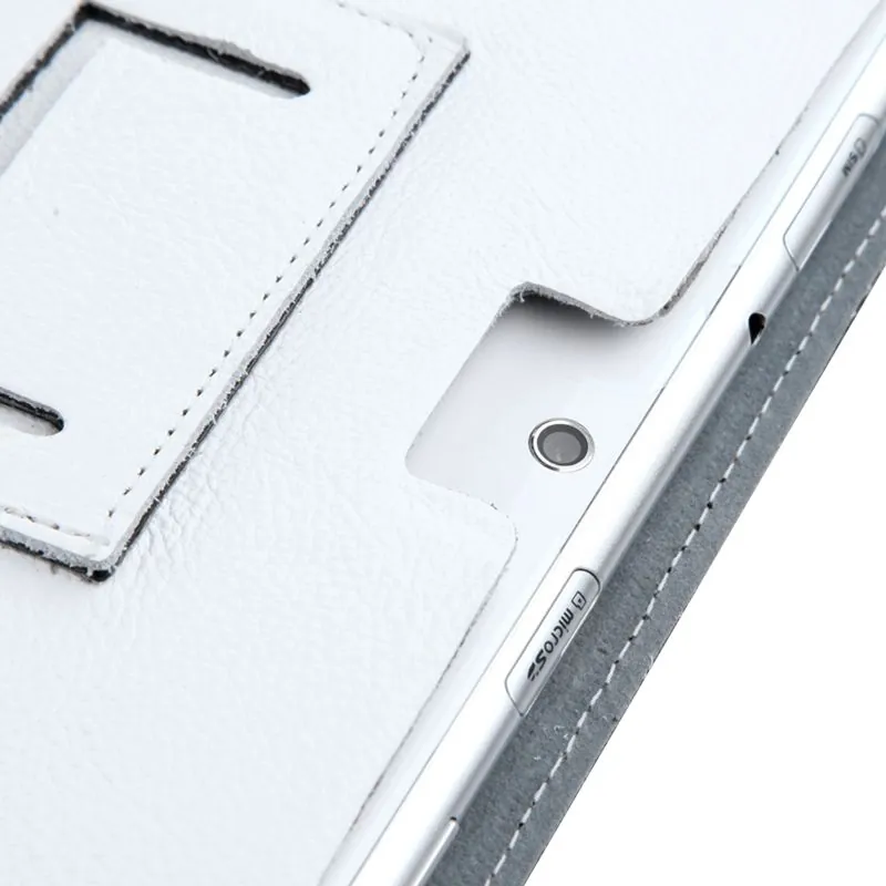 Husa Alba Piele Eco Samsung Galaxy Tab P5100