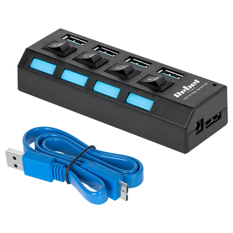Hub USB 3.0 4 Porturi Rebel