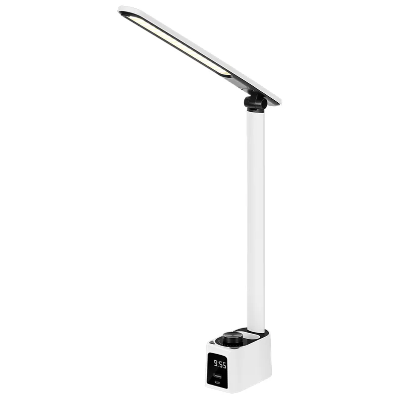 Lampa LED Birou cu Ceas QC / PD Rebel