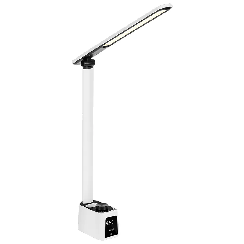 Lampa LED Birou cu Ceas QC / PD Rebel