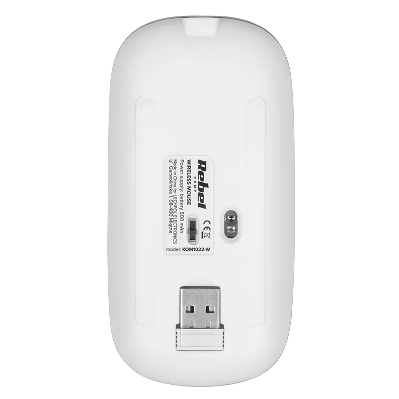 Mouse Wireless 1600 DPI WM210 Rebel