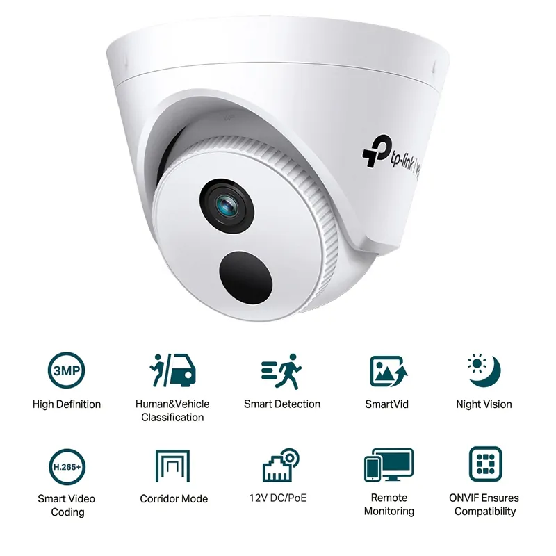 Camera Supraveghere 3MP Turret 4MM Vigi TP-Link