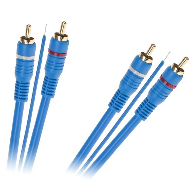 Cablu 2XRCA Tata - 2XRCA Tata + Remote 5M