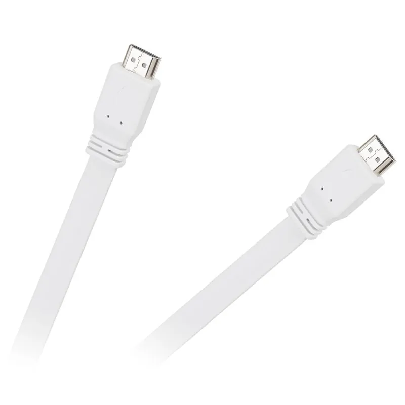 Cablu HDMI - HDMI Alb Plat V1.4 1.8M Cabletech