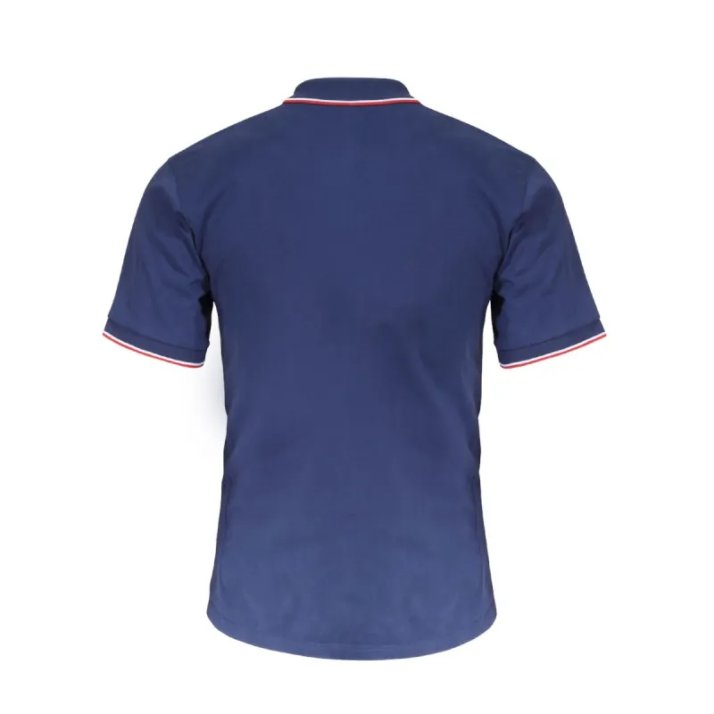 Tricou Bumbac Polo Subtire / Albastru - 3XL