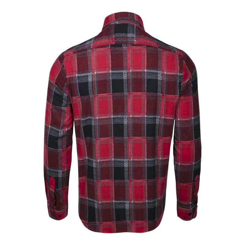 Camasa Flanel cu Carouri / Rosu - S/H-164