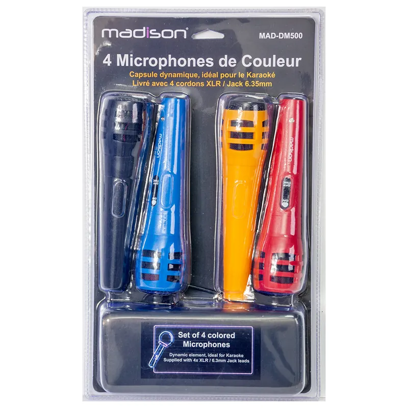 Set 4 Microfoane Diverse Culori