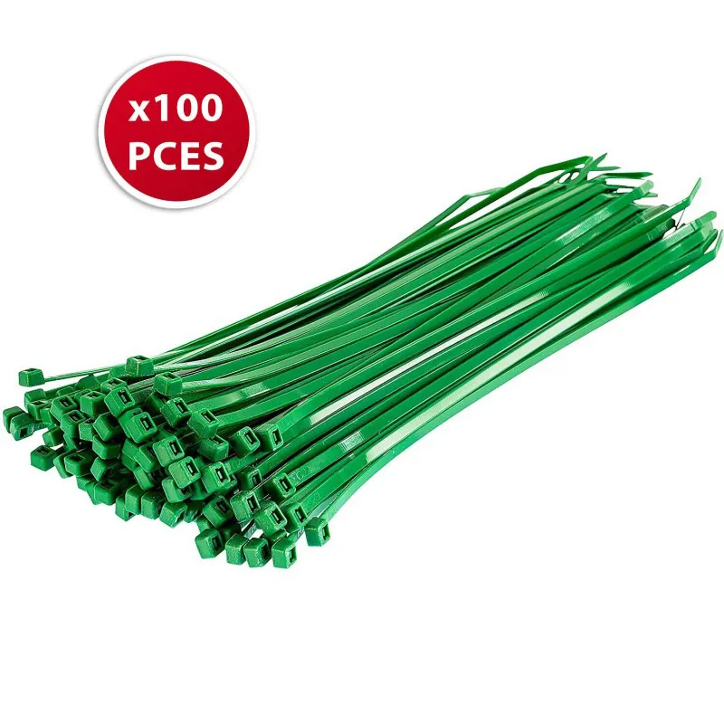 Fasete Prindere 2.5MM/10CM Set 100BUC - Verde