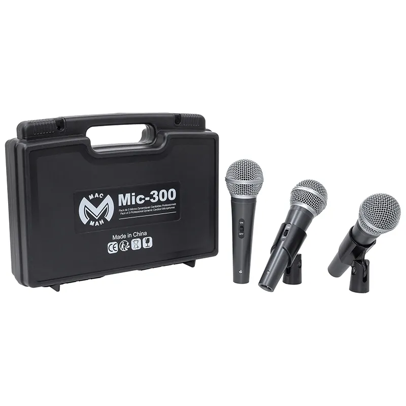 Set 3 Microfoane Mana + 3 Bucati  Nuca Microfon