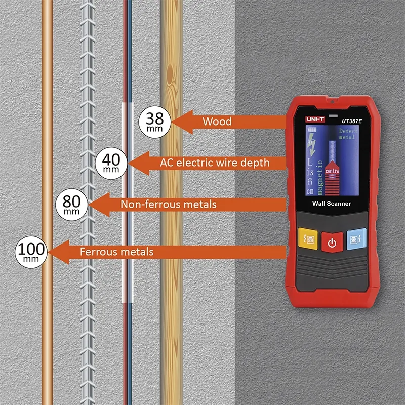 Multimetru Detector Metal Wall Scanner UT387E Uni-T