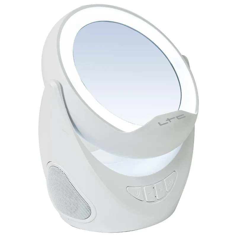 Boxa cu Oglinda Make-Up si Suport Telefon 2X3W