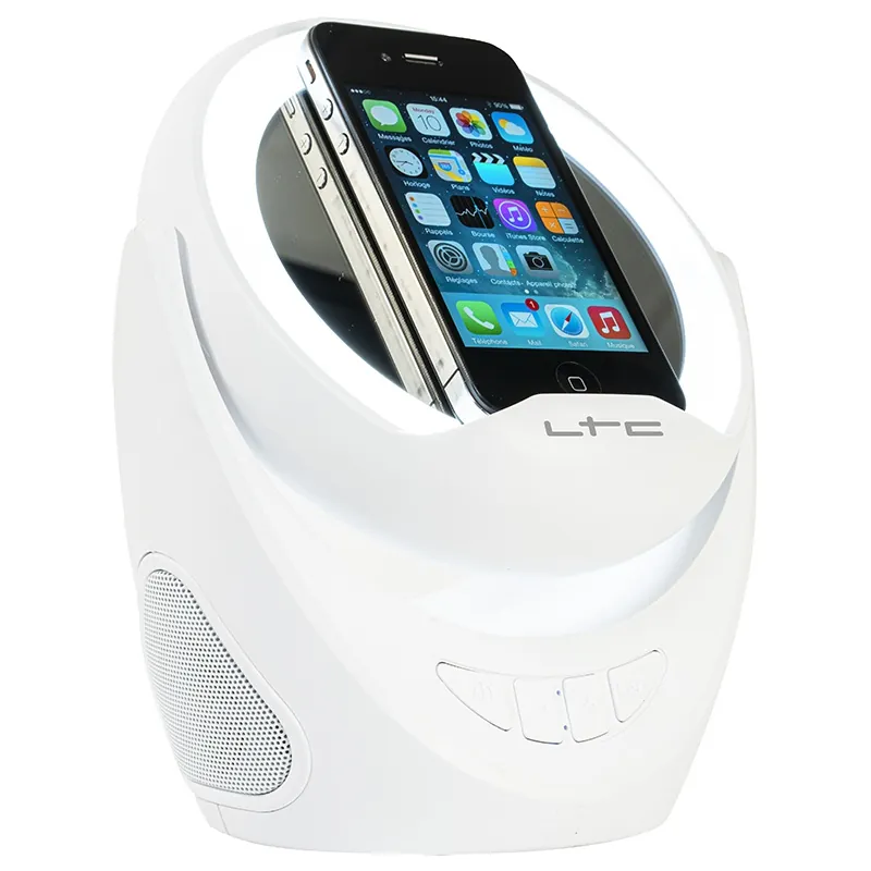 Boxa cu Oglinda Make-Up si Suport Telefon 2X3W