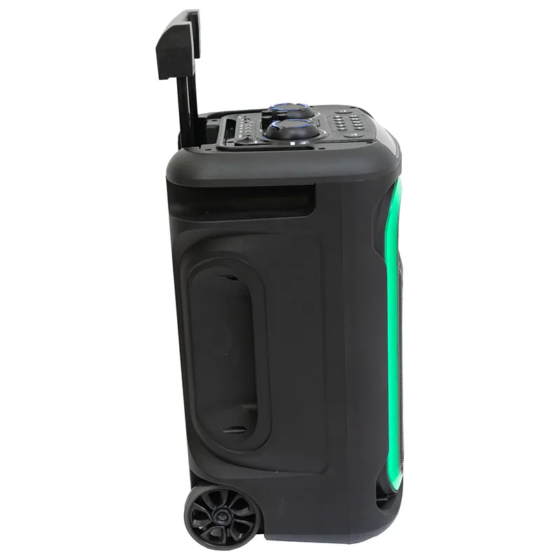 Boxa Portabila cu Efecte LED 12"/30CM cu TWS BT/USB/AUX//Msd