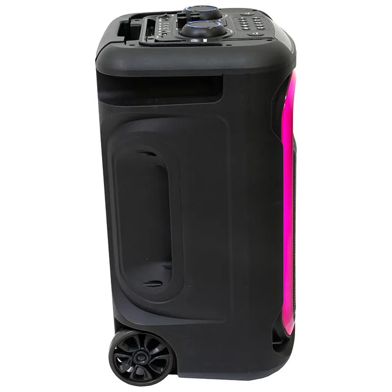 Boxa Portabila cu Efecte LED 12"/30CM cu TWS BT/USB/AUX//Msd