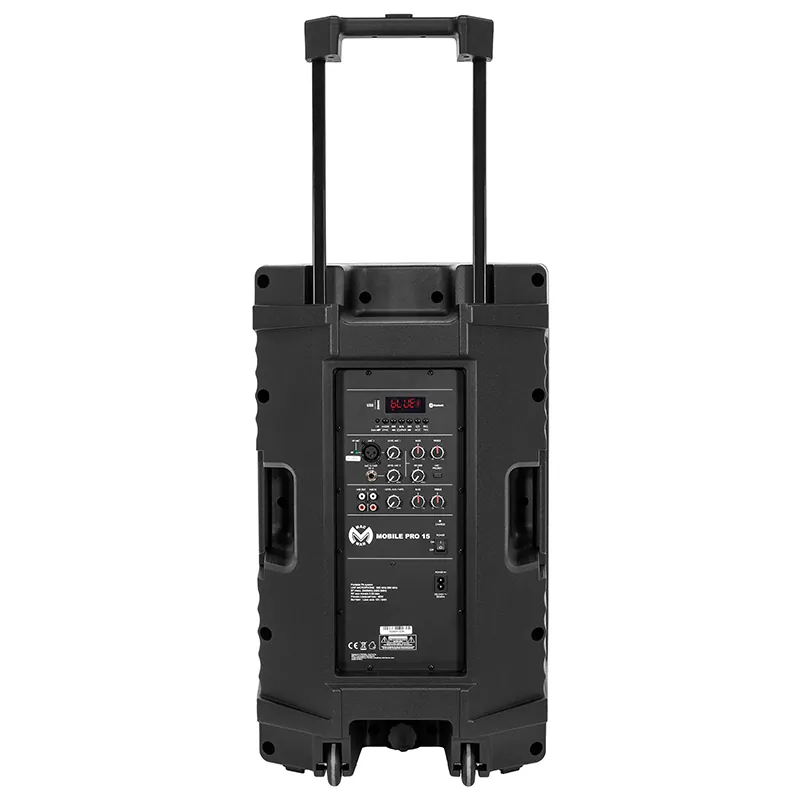 Boxa Portabila 15''/38CM 300W RMS TWS cu BT/USB + 2 Mic Wireless