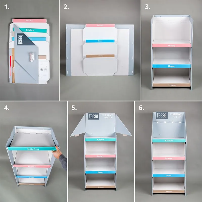 Display Stand Carton Teesa