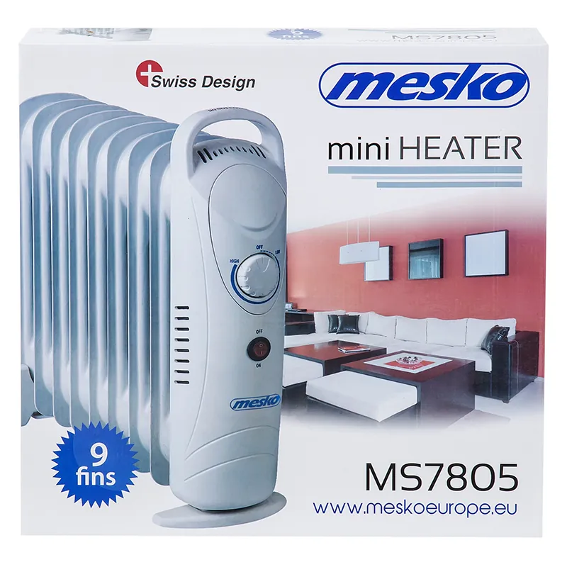 Radiator Ulei 9 Elementi 1000W Ms 7805 Mesko