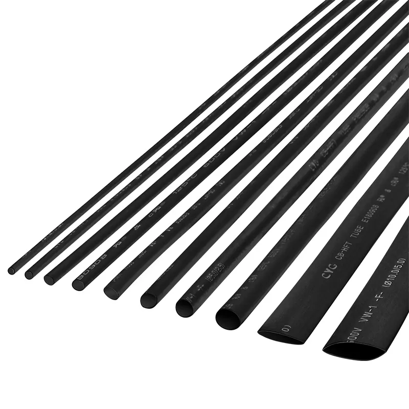 Tub Termocontractabil 5MM/1M Negru Set 10 Buc