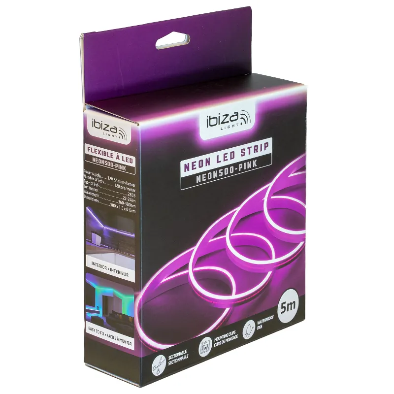 Banda Neonflex 5M IP65 Roz