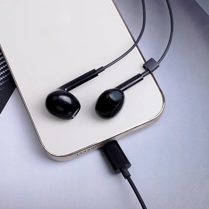Casca Stereo Mufa USB-C 1.2M - Negru